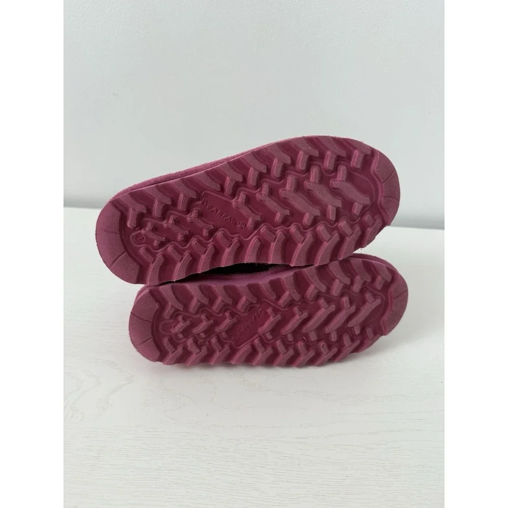 Bearpaw Shorty Youth  Ankle Hypnotic‎ Violet  SIZE 1 Chukka Skye Suede Pink